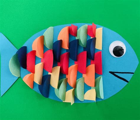 fish art and craft|20 Colorful Fish Crafts for Kids .
